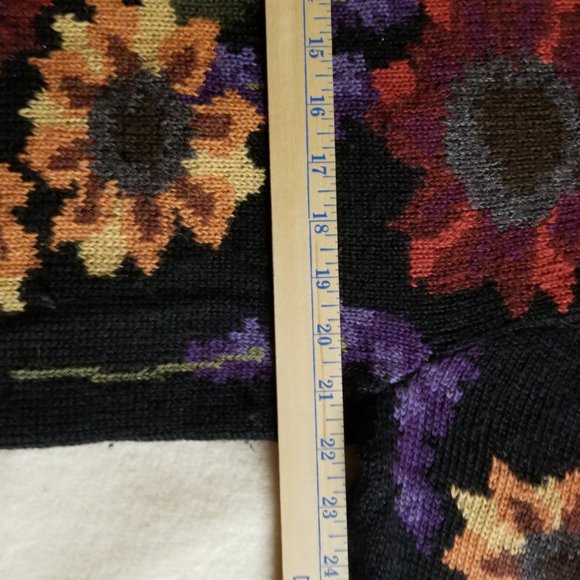 Vintage Alpaca Handknit Sweater, Crewneck, Women's sz L - Picture 5 of 10